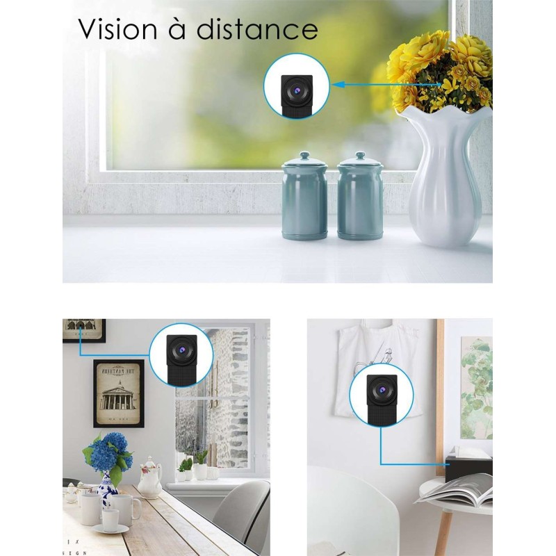 Module DIY camera wifi HD a distance - dissimulee dans des objets