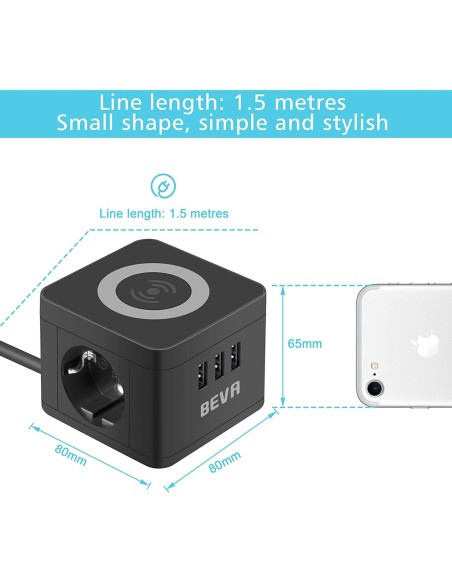 Multiprise - Chargeur à induction - Module caméra espion