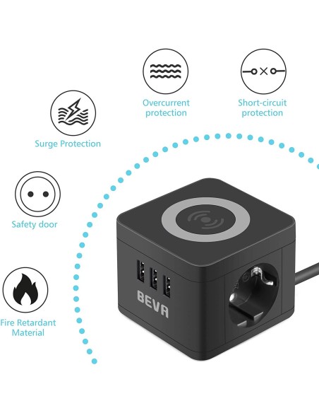 Multiprise - Chargeur à induction - Module caméra espion