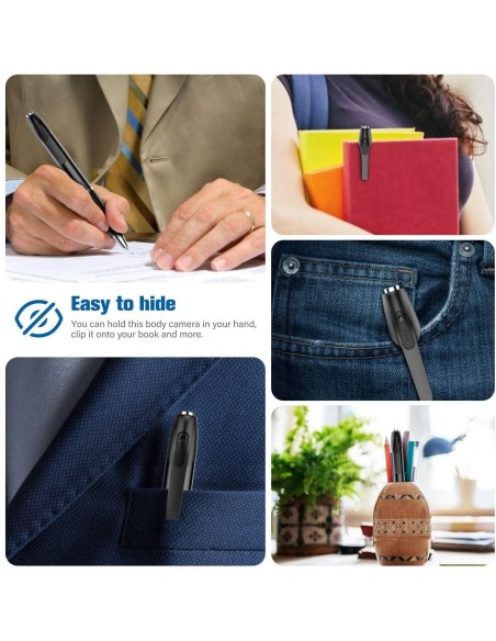 Stylo camera espion full hd - enregistrement en continu et son