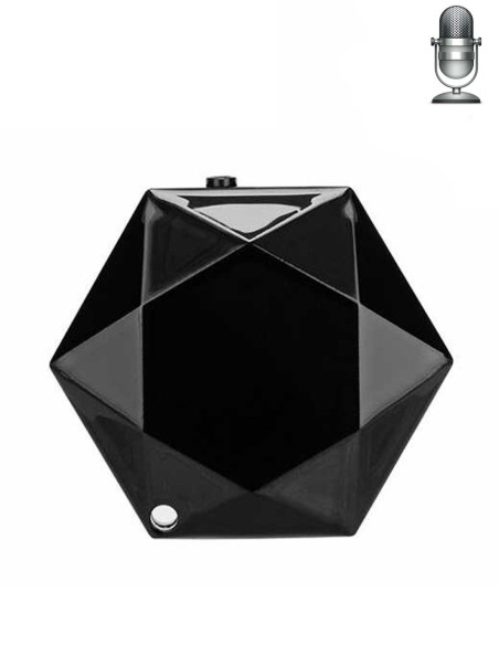 Pendentif micro enregistreur 16 go -  détection de son et mode continu
