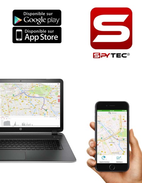 Traceur GPS dissimulé dans un relai - Position GPS précise - 10/40V