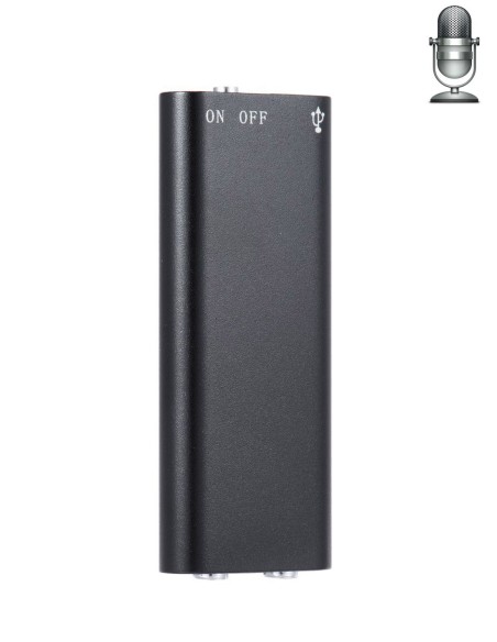 Micro espion enregistreur lecteur MP3 16 Go - Enregistrement continu