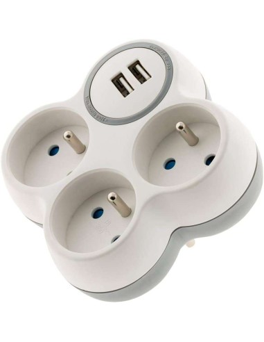 Multiprise triplette micro espion - Alerte sur détection de son