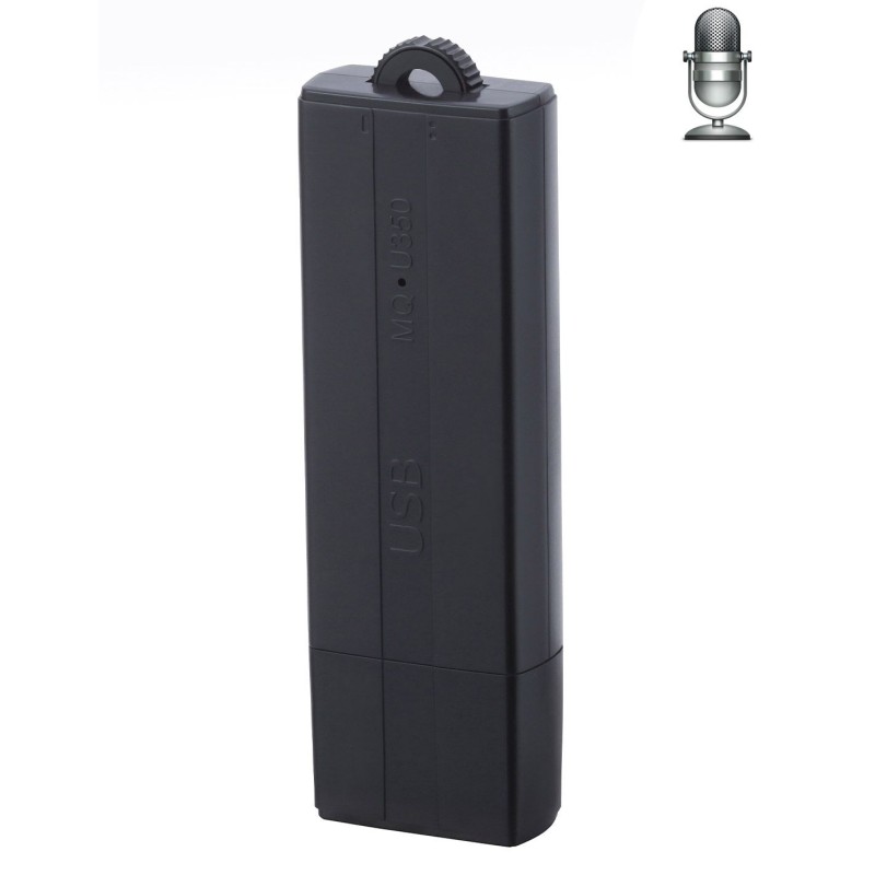 Enregistreur vocal Espion Clé USB - Détection de son - Longue autonomie