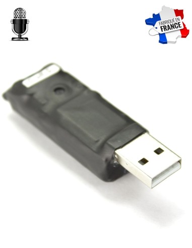 Clé USB espion - Dictaphone longue autonomie jusqu'à 100 jours - 8 GO
