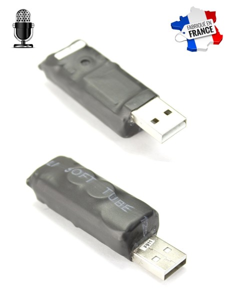 Clé USB espion - Dictaphone longue autonomie jusqu'à 100 jours - 8 GO