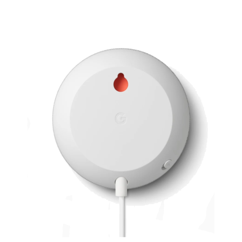 Enceinte connectee google Nest Mini - micro gsm - de dos