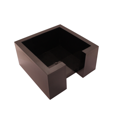 Bloc cube noir pour papier post-it micro GSM