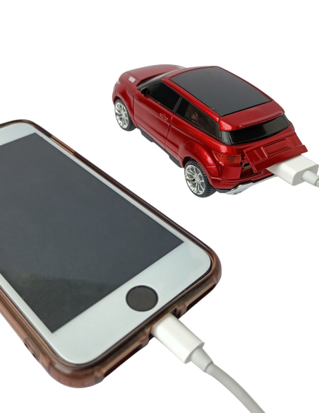 Voiture batterie de secours micro GSM - branchee