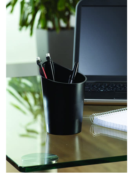 Pot à crayon et stylo noir personnalisable - Caméra / Dictaphone / GSM