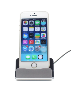Dock et chargeur iPhone gris - USB Lightning - Micro GSM / Caméra 2