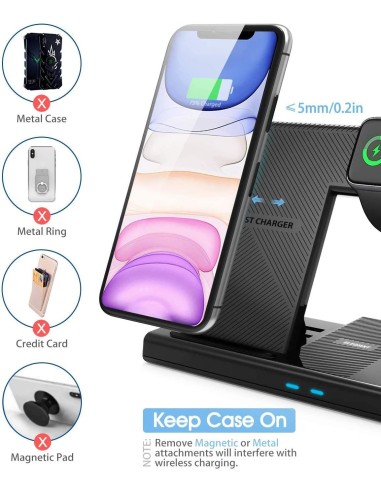 copy of Centrale de chargement sans fils 4 en 1- Module caméra / Micro GSM