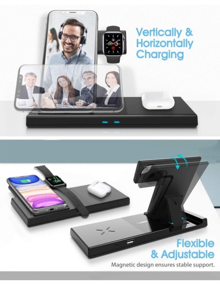 copy of Centrale de chargement sans fils 4 en 1- Module caméra / Micro GSM