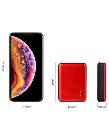 Batterie externe 10000 MAH - dimensions