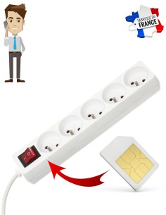 Multiprise micro espion GSM - Ecoute à distance en direct - 5 prises 2