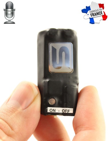 Mini Enregistreur vocal espion 130 h d'autonomie - 16 Go - Enregistrement continu