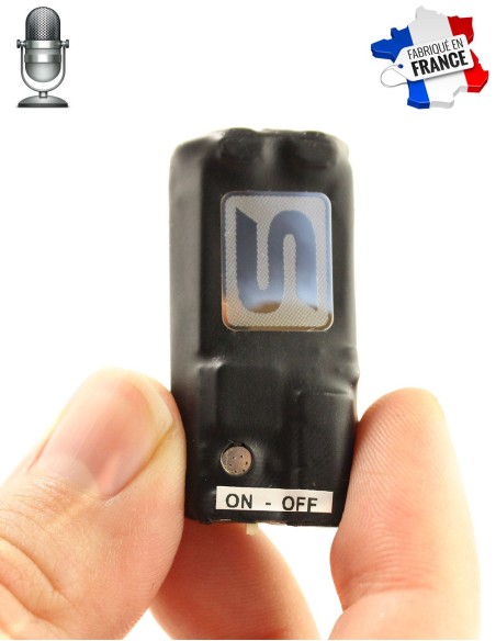 Mini Enregistreur vocal espion 130 h d'autonomie - 16 Go - Enregistrement continu