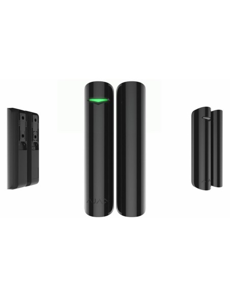 Détecteur de contact magnétique Noir pour portes / fenêtres