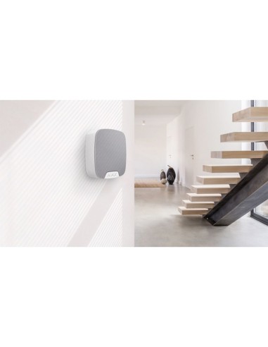 Sirène sans fil intérieure compacte blanche - HOMESIREN - AJAX - Blanc