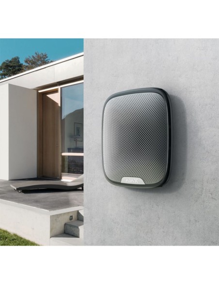 Sirène extérieure sans fil noire - STREETSIREN - AJAX - NOIR