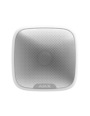 Sirène extérieure sans fil noire - STREETSIREN - AJAX - BLANC