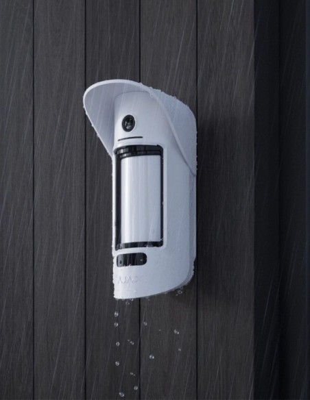 Détecteur de mouvement caméra extérieur sans fil - AJAX - Blanc