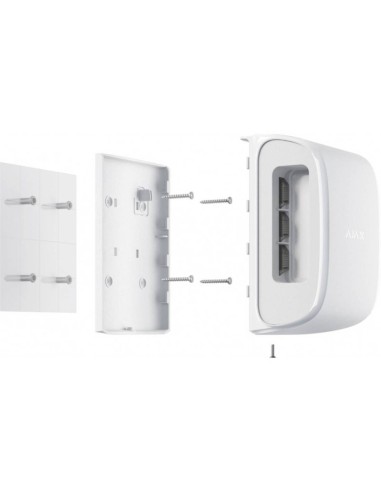 Détecteur de mouvement rideau d'extérieur bidirectionnel - Surveillance maison