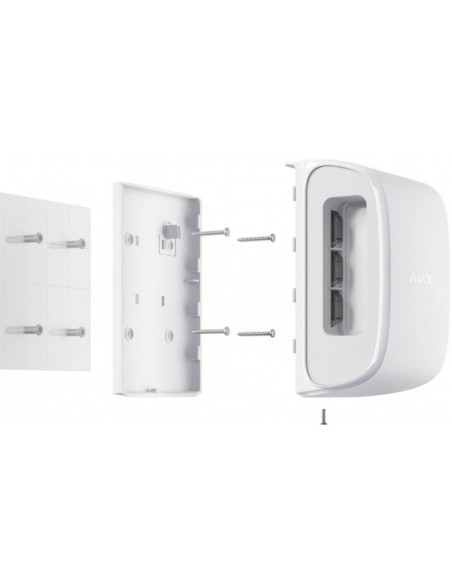 Détecteur de mouvement rideau d'extérieur bidirectionnel - Surveillance maison