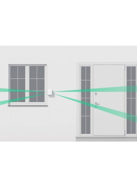 Détecteur de mouvement rideau d'extérieur bidirectionnel - Surveillance maison