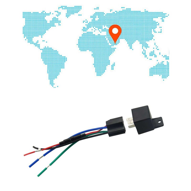 Traceur GPS dissimulé dans un relai - Position GPS précise - 10/40V