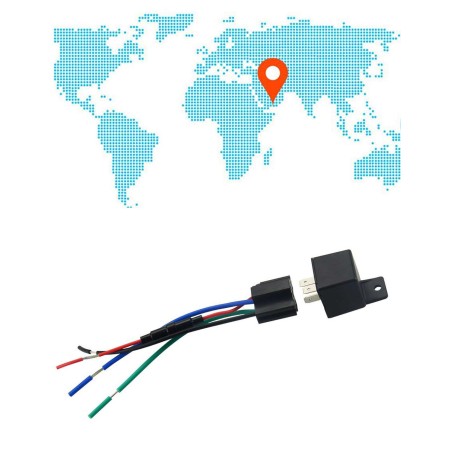 Traceur GPS dissimulé dans un relai - Position GPS précise - 10/40V