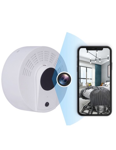 Détecteur de fumée caméra wifi avec détection d'humain