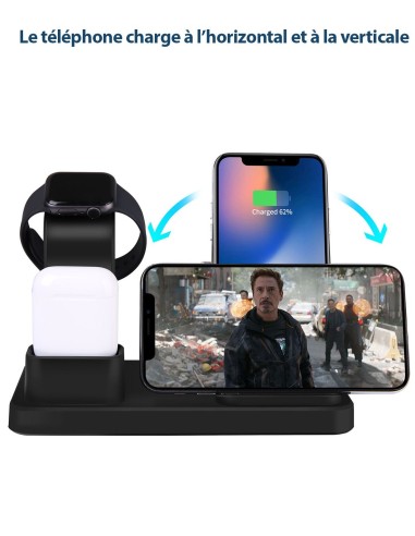 Station de charge induction - Caméra espion Wifi