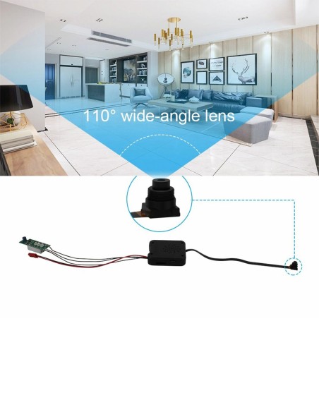 Camera wifi module espion dissimulable - 110°