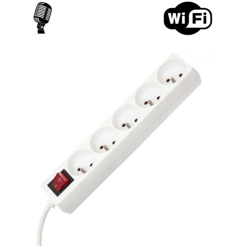 copy of Multiprise 3 Prises WiFi avec Enregistreur Vocal Espion 16Go