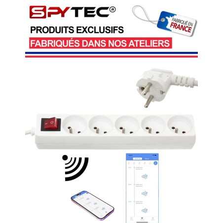 copy of Multiprise 3 Prises WiFi avec Enregistreur Vocal Espion 16Go