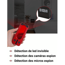 Détecteur de caméra, micro et de vision nocturne invisible 2