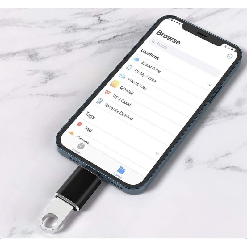 Lecteur de carte micro SD - Type C / Lightning / Micro USB