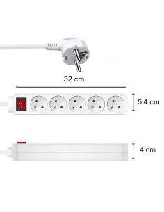 Multiprise 5 Prises Wifi avec Enregistreur Vocal Espion 32 Go 2