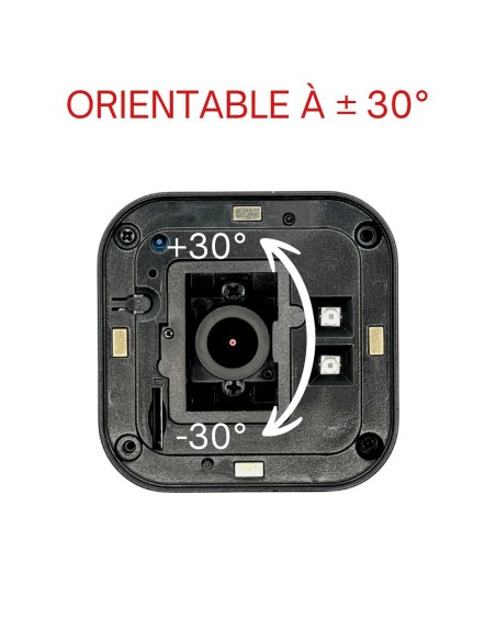 Caméra espion réveil - Qualité Full HD avec vision à distance wifi