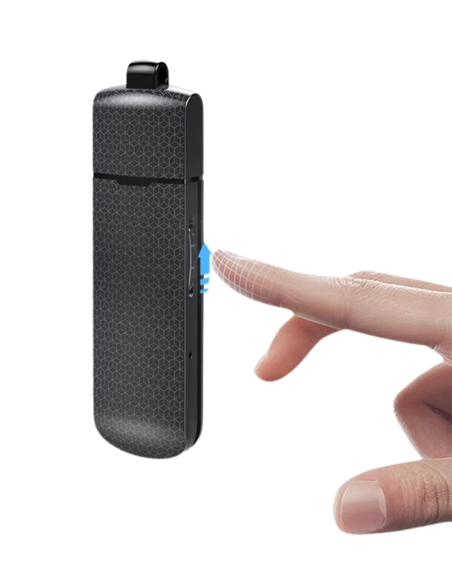 Mini enregistreur vocal discret - 16 Go - Autonomie 24 heures