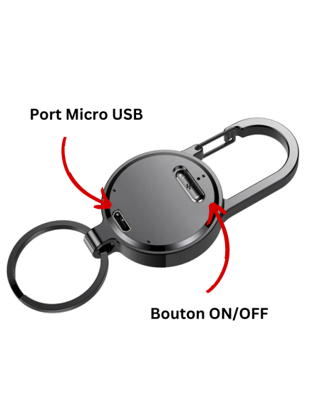 Micro espion - enregistreur vocal - Enregistrement continu