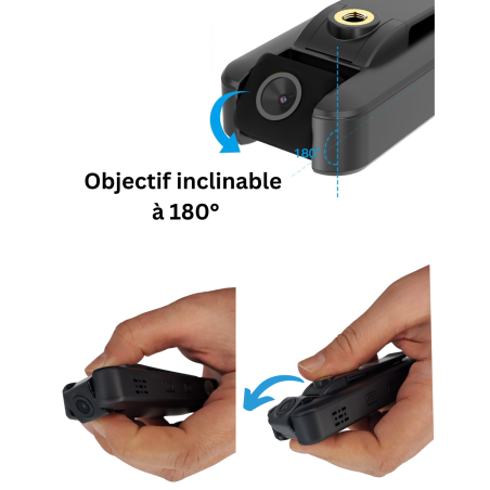 Mini caméra wifi - Full HD - Grand angle - Vision nocturne