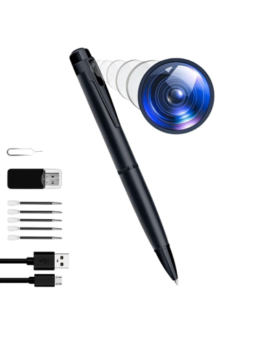 Stylo camera espion – Full HD - Enregistrement en continu et sonore
