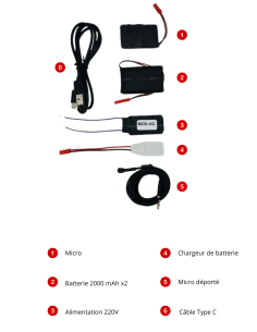 Mini enregistreur audio Wi-Fi - écoute en direct à tout moment 2