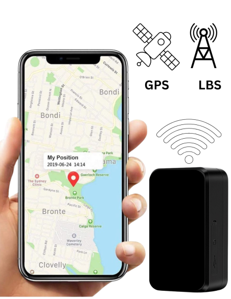Traceur GPS 4G 100 j - Micro espion - Enregistrement sur Détection de son