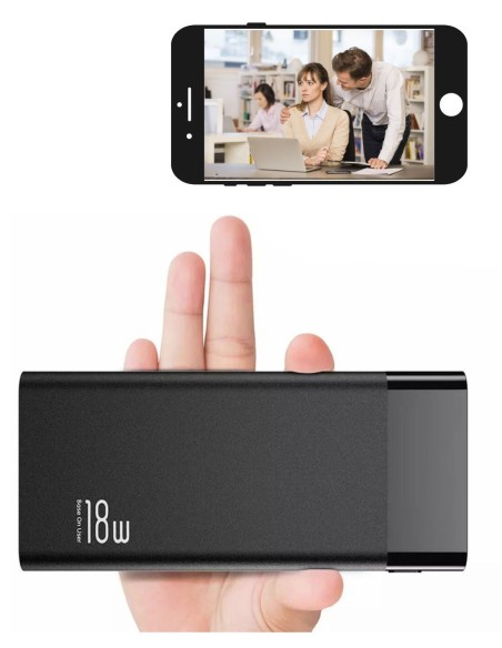 Camera wifi - objectif invisible avec connexion à distance Full HD