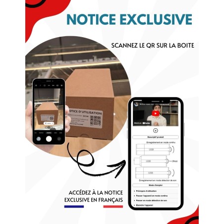 Caméra espion réveil - Qualité Full HD avec vision à distance wifi