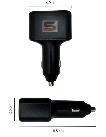 Chargeur allume cigare - micro espion GSM - Localisation GPS